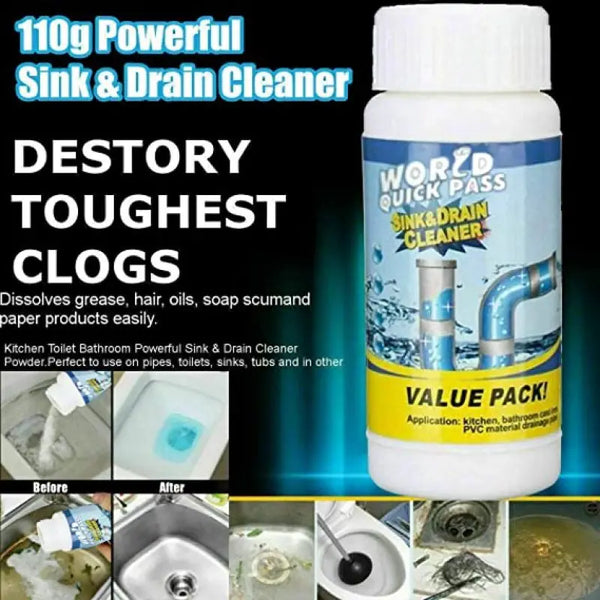 Powerful sink & drain cleaner